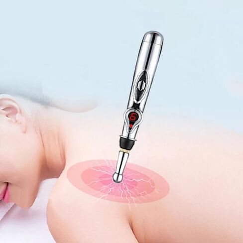 قلم الوخز بالإبر، قلم الوخز بالإبر الإلكتروني، قلم تدليك إلكتروني 5 في 1، قلم ميريديان لآلة الوخز بالإبر لشفاء العضلات وتخفيف الألم in Saudi Arabia