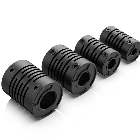 10pcs D19L23 Plastic Coupler Thimble Type Elastic Plastic Nylon Coupling Motor Fiber Shaft Coupler 3D Printer Encoder Coupler in Saudi Arabia