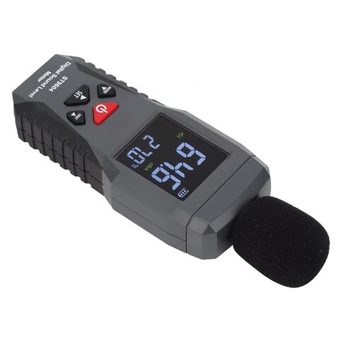 WALFRONT Digital Sound Level Meter with 4-Digit Display and High Sensitivity Sensor, Measure Noise Levels 30-130dBA for Factories Offices Homes in Saudi Arabia