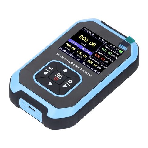 SUNGOOYUE Portable Portable Nuclear Radiation Detector, Fast Responding Rechargeable Dosimeter for Realtime Monitoring, Blue in Saudi Arabia