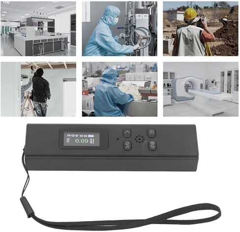 كاشف الإشعاع النووي F8 α β γ كاشف الأشعة السينية المدمج عالي الحساسية عداد جيجر (أسود) in Kuwait