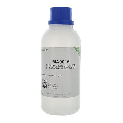 Milwaukee MA9016 pH/ORP Cleaning Solution, 230mL Bottle in Saudi Arabia
