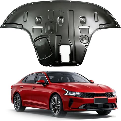 Front Skid Plate for Kia K5 2020 2021 2022 2023 2024 2025 Engine Splash Shield Heavy Duty, Impact Resistant Engine Guard Cover for Kia K5 Underbody Protection Plate w/Screw Hardware in Saudi Arabia