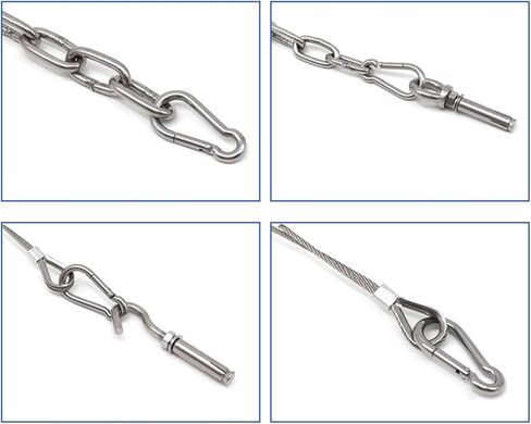 8 قطع 304 مشبك حلقة تسلق من الفولاذ المقاوم للصدأ، مشبك سلسلة مفاتيح بخطاف قفل صغير مقاس 2 بوصة بسعة 200 رطل، حلقة تسلق معدنية مقاومة للصدأ للاستخدام في الهواء الطلق، وصالة الألعاب الرياضية، والتخييم، والاستخدام اليومي in Kuwait