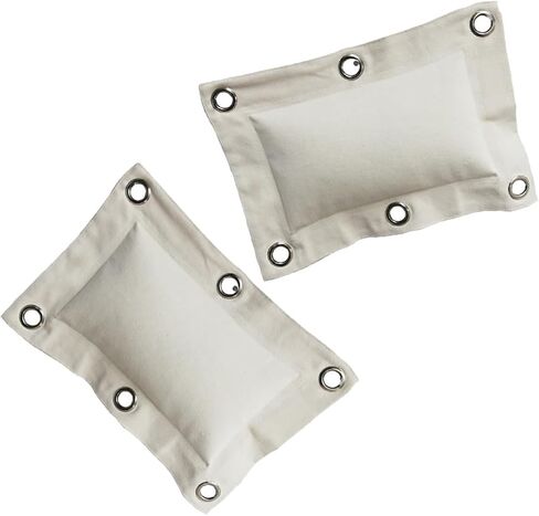 PartyKindom 2pcs Canvas Wall Punching Pad Small 40x26.5cm Portable Strength Training Sandbag for Boxing Muay Thai Kickboxing Wall Mounted Punching Bag in Saudi Arabia