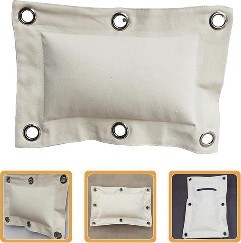 PartyKindom 2pcs Canvas Wall Punching Pad Small 40x26.5cm Portable Strength Training Sandbag for Boxing Muay Thai Kickboxing Wall Mounted Punching Bag in Saudi Arabia