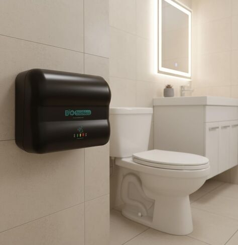 Touchless Wall-Mounted Toilet Paper Dispenser for Bath Tissue | Smart Sensor Toilet Paper Holder Compatible with Two-Ply Toilet Tissue | Home, Industrial & Commercial Restrooms in Kuwait