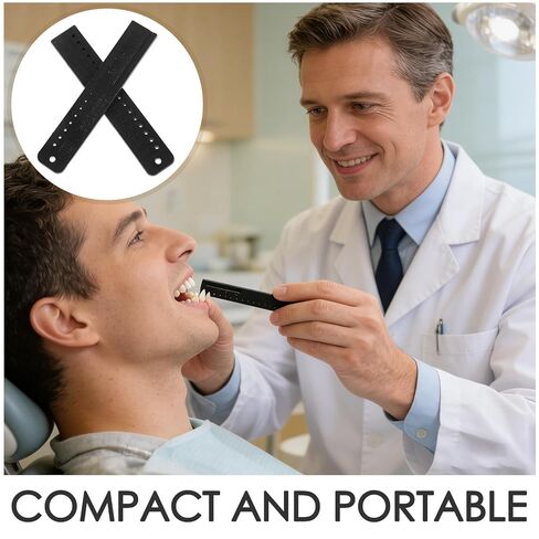 2pcs Endodontic Span Measuring Scale Rule - Dental Endodontic Measuring Ruler - Plastic Precision Tool for Oral Measurement and Professional Use in Saudi Arabia