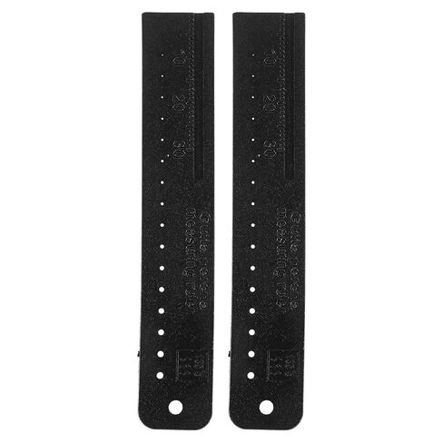 2pcs Dental Measuring Scale - Measuring Ruler - Endodontic Medical Plastic Clinic Guage Tool for Tooth Gauge in Saudi Arabia