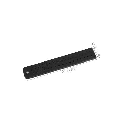 2pcs Dental Measuring Scale - Measuring Ruler - Endodontic Medical Plastic Clinic Guage Tool for Tooth Gauge in Saudi Arabia