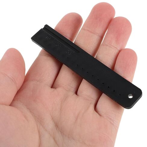 2pcs Dental Measuring Scale - Measuring Ruler - Endodontic Medical Plastic Clinic Guage Tool for Tooth Gauge in Saudi Arabia