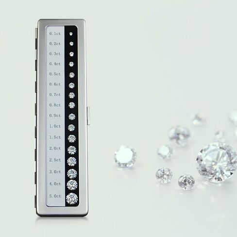 Aymzbd Measuring Professional Stone Grading Portable, Silver in Saudi Arabia
