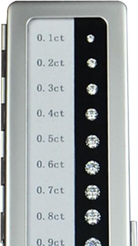 Aymzbd Measuring Professional Stone Grading Portable, Silver in Saudi Arabia