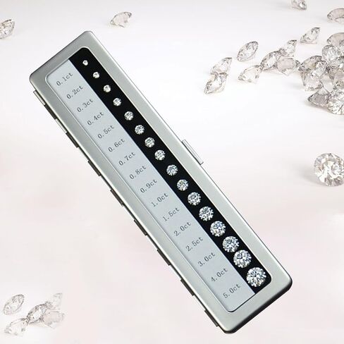 Aymzbd Measuring Professional Stone Grading Portable, Silver in Saudi Arabia