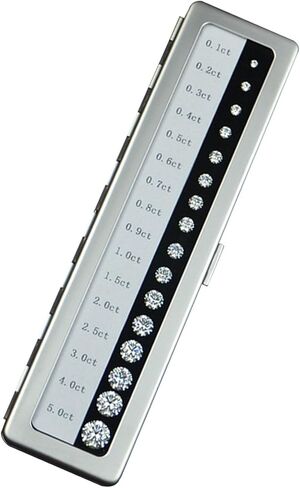 Aymzbd Measuring Professional Stone Grading Portable, Silver in Saudi Arabia