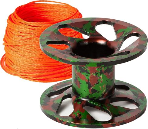 Superlight Aluminum Dive Reel 100 Feet of Scuba Line Mussel that Perfectly Complements the Environment, Gator in Kuwait