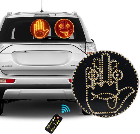 Gesture Lights For Car, Car Indicator Lights With Road Partner Gesture Signals, Accessories With Remote Control To Express One's Emotions (8 mode) in Kuwait