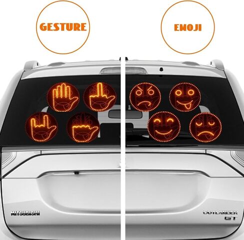 Gesture Lights For Car, Car Indicator Lights With Road Partner Gesture Signals, Accessories With Remote Control To Express One's Emotions (8 mode) in Kuwait