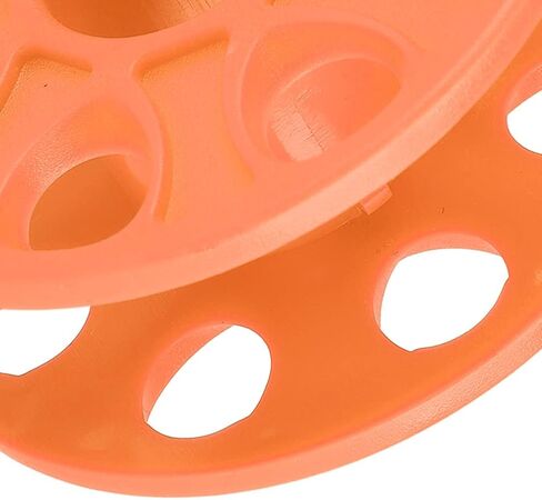 Oumefar Diving Finger Spool Reel, Compact Plastic for Cave Technical Diving Underwater Navigation Line Holder, Orange Diving Accessory (Orange) in Saudi Arabia