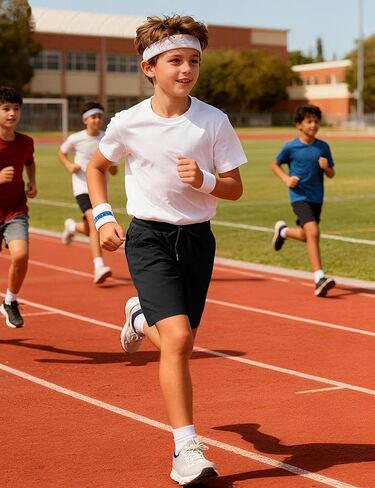 Boys Athletic Shorts Youth Lightweight Basketball Short with Pockets for Gym Sports Tennis in Saudi Arabia