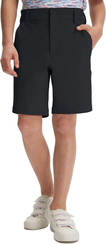 M MAELREG Boys Golf Shorts 7" Stretch Lightweight Flat Front Breathable Chino Water-Resistant Dry Fit Boys Athletic Shorts in Saudi Arabia