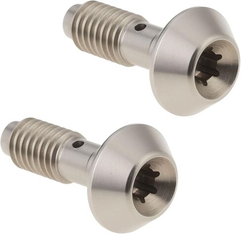 2Pcs Bicycle Disc Brake Caliper Banjo Bolt Compatible with Magura Mountain Bike Hydraulic Disc Brake, Silver in Kuwait