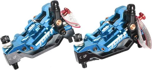 Juin Tech GT-P Hybrid Hydraulic Disc Brake Caliper Set - Post Mount - 4-Piston Power for Road, Gravel & CX in Kuwait