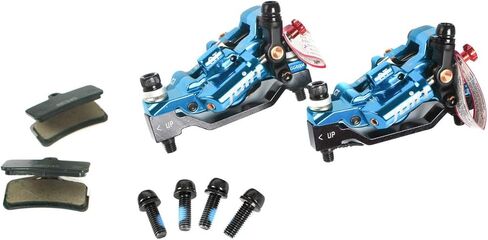 Juin Tech GT-P Hybrid Hydraulic Disc Brake Caliper Set - Post Mount - 4-Piston Power for Road, Gravel & CX in Kuwait