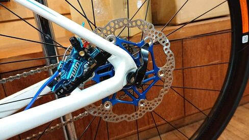 Juin Tech GT-P Hybrid Hydraulic Disc Brake Caliper Set - Post Mount - 4-Piston Power for Road, Gravel & CX in Kuwait