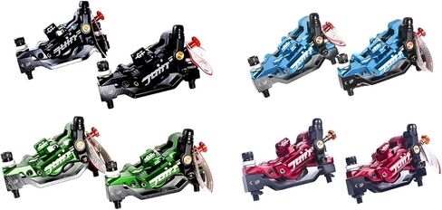 Juin Tech GT-P Hybrid Hydraulic Disc Brake Caliper Set - Post Mount - 4-Piston Power for Road, Gravel & CX in Kuwait