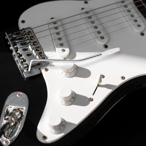 2PCS Thread Tremolo Arm, Whammy Bar, Electric Guitar Tremolo Arm, 5mm and 6mm Thread Whammy Bar with Tip, Metal Single Tremolos System, White in Saudi Arabia