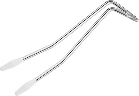 2PCS Thread Tremolo Arm, Whammy Bar, Electric Guitar Tremolo Arm, 5mm and 6mm Thread Whammy Bar with Tip, Metal Single Tremolos System, White in Saudi Arabia