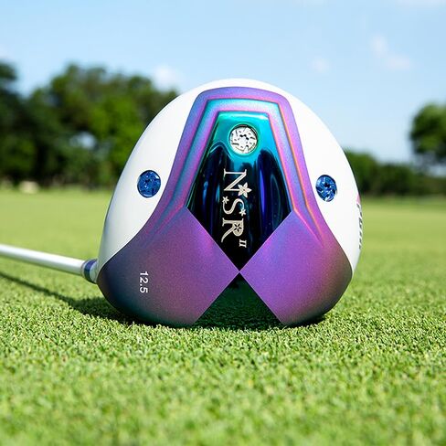 PGM Titanium Alloy Golf Club Driver Woods Hybrid for Women Right Handed with Weight Screw, High Forgiving and Lightweight Graphite Shaft Single Club with Headcover in Saudi Arabia