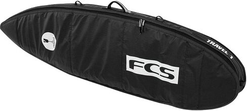 FCS Travel 1 Fun Board Surfboard Bag Black/Grey 7'0" in Saudi Arabia