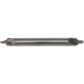 Combo Drill & Countersink, #6, HSS, 1/2" Body Diameter, 7/32" Point Diameter, 118° Angle, Bright Polished Finish, 5" OAL in Saudi Arabia