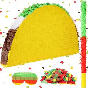 Poen 21 inches Large Rainbow Donkey Piñata Multicolor Party Donkey Piñata 21 x 15.7 x 6 Inches Mexican Theme Party Decoration Carnivals Festivals, Taco Tuesday Event Birthdays, Cinco De Mayo in Kuwait