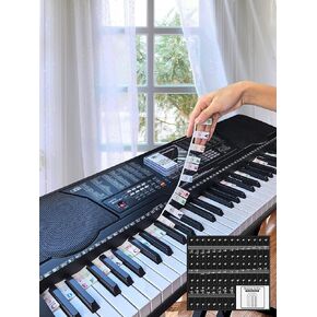 Silicone Piano Key Labels with Black Key Stickers PS-D-C in Kuwait