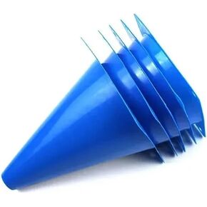 Soccer Cones for Training 10Pcs Plastic Soccer Cones Football Training Equipment 18cm Marking Children Traffic Cone Agility Discs Obstacle Course Sports in Saudi Arabia