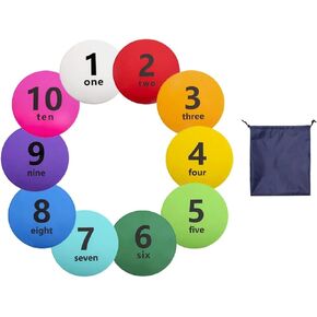 10 Pieces Numbered Spot Markers Multicolor 12 inch Flat Cones for Basketball Sport Activities Agility Training Gym in Kuwait