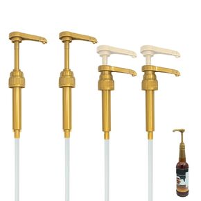 مضخة شراب متوافقة مع سيروفيا، مع توزيع دقيق، مضخة شراب القهوة متوافقة مع سيروفيا، تصميم قابل للقفل، سهلة الاستخدام والتنظيف للسوائل والمعاجين، 4 قطع in Kuwait