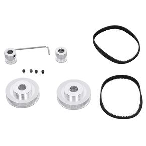 عجلة متزامنة 20 سنًا 60 سنًا من سبائك الألومنيوم متينة وقوية وسهلة التفكيك مع ملحقات طابعة حزام التوقيت 200 مم لآلة طحن 2.4 وآلة تشكيل التروس in Kuwait