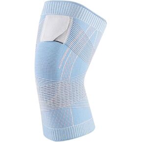 مستشعر سرعة العجلة قطعة واحدة من وسادات الركبة الضاغطة، دعامة داعمة لالتهاب المفاصل، دعامة مرنة للركبة، رياضات الربيع والجري، مستشعر سرعة العجلات الأمامية (H، M) in Kuwait