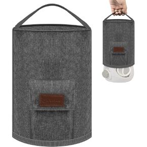 غطاء غبار متوافق مع Waterpik Aquarius WP-660، حقيبة لتنظيف الأسنان بالماء مقاومة لرذاذ الماء مع جيب لـ 7 نصائح بديلة، منظم الحمام وتخزين السفر (حقيبة فقط) in Kuwait