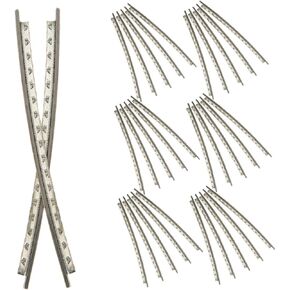 Toyvian 48pcs Electric Guitar Cupronickel Fret Wire 2.2mm Thickness 24 Frets Per Set 2 Sets for Guitar Fingerboard Repair Replacement Accessories in Kuwait