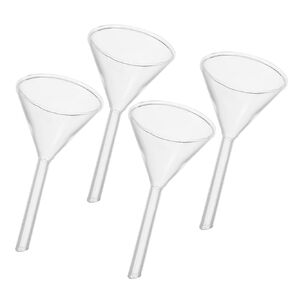 4 قطع 60 مم من أقماع تعبئة الزيت الزجاجي لمصابيح الكيروسين، وأقماع نقل سائل البورسليكات، وأدوات المختبر وإعادة تعبئة الوقود من أجل الصب الدقيق in Kuwait