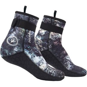 DIVESTAR 7mm/5mm Neoprene Diving Socks for Men Women,Anti-Slip Wetsuit Socks Beach Booties for Water Sports in Kuwait