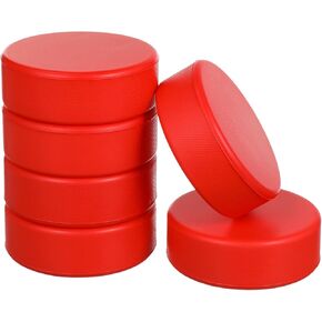 Foam Ice Hockey Pucks Ice Hockey Pucks for Practicing Red Black Hockey Pucks for Practicing and Classic Training in Kuwait