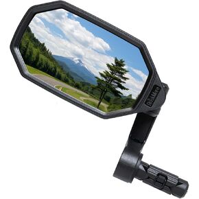 مرايا نهاية الدراجة، عدسة زجاجية محدبة عالية الوضوح للدراجة الكهربائية سكوتر، مقاومة للخدش، مرآة رؤية خلفية آمنة للدراجة الإلكترونية للجانب الأيسر BT-022L in Kuwait