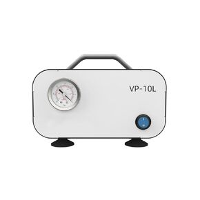 Lab Diaphragm Vacuum Pump VP-10L Portable Mini Oilless Pump Oil Free for Laboratory Vacuum Filtration, 10L/min & Rubber Tube, Negative Pressure, 110V in Kuwait