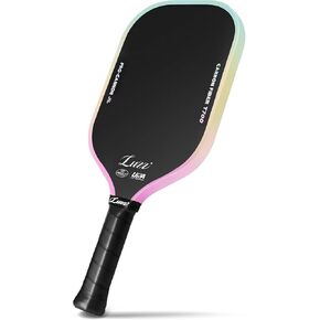 مجداف كرة المخلل من لوز، مجاديف كرة المخلل المصنوعة من ألياف الكربون T700 ذات الشكل الحراري، سطح الاحتكاك، دوران استثنائي وقوة مضارب كرة مخلل مركبة 16 مم للاعبين in Kuwait